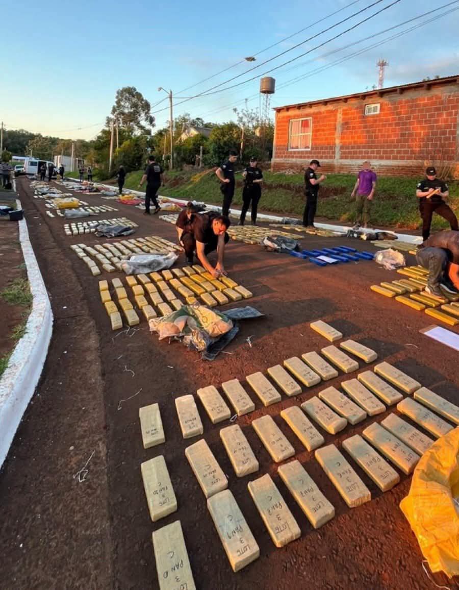 Golpe al narcotráfico en General Urquiza: incautaron casi dos toneladas de marihuana valuadas en más de $4.391 millones